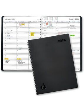 2024 Planner Weekly and Monthly – Softcover, Twin-Wire Binding 8.5 x 11